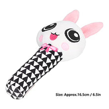 Load image into Gallery viewer, Animal Plush Rattle Toy, Cartoon Soft Stuffed Handheld Rattle with Sound, Developmental Hand Grip Baby Toys for Infant(Rabbit)
