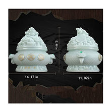 Load image into Gallery viewer, liushop Piggy Bank Piggy Bank Creative Lucky Large Piggy Bank Material Jade Powder Resin Opening Gift Home Decoration Coin Piggy Bank
