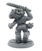 Load image into Gallery viewer, Stonehaven Miniatures Hill Giant Rustler Miniature Figure, 100% Urethane Resin - 85mm Tall - (for 28mm Scale Table Top War Games) - Made in USA
