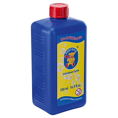 PUSTEFIX 16.9 oz Refill Bottle of Pustefix Liquid Bubble Blowing Soap Solution
