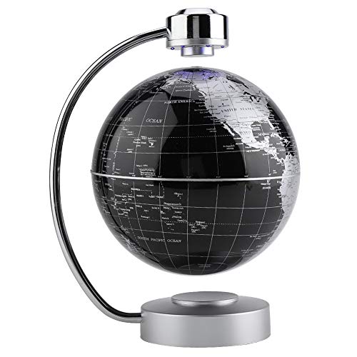 Floating Globe, Magnetic Levitating and Rotating Planet Earth Globe Ball with World Map, Cool and Educational Gift Idea for Him - 8