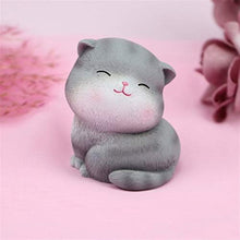 Load image into Gallery viewer, UXZDX New Cute Creative Cats Resin Statue Micro Decor for Car Desk Outdoor Garden Animal Sculpture Decoration Ornament Dropshipping (Size : B)
