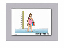 Load image into Gallery viewer, Adjectives Flash Cards in French for Language Learning - Fiches de vocabulaire - Adjectifs 3
