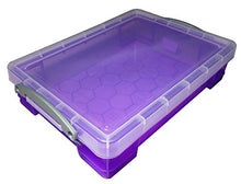 Load image into Gallery viewer, PlayTherapySupply Small Portable Sand Tray with Lid - Purple
