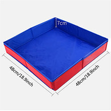 Load image into Gallery viewer, YSSWJD Foldable Sand Table, Oxford Cloth 18.918.9 Inch Children&#39;s Outdoor Sandbox Toys, Inflatable Portable Plastic Play Sandbox Gifts for Boys and Girls
