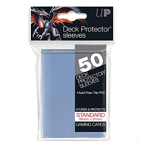 Ultra Pro PRO Card Sleeves - Standard Size, Gloss Finish, Clear, 50ct - for Pokemon, MTG, Baseball, Football and Other Trading Cards