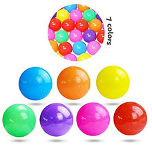 Load image into Gallery viewer, Yinuoday 100pcs Colorful Ocean Ball for Kids Children Soft Plastic Toddler Play Balls for Indoor &amp; Outdoor (6.0CM)

