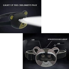 Load image into Gallery viewer, LED Headlamps for Kids, Multiple Styles Available, Toy Head Lamp for Boys, Girls, or Adults, Perfect for Camping, Hiking, Reading, and Parties (Dolphin)

