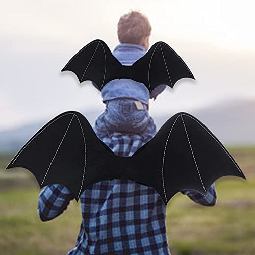1 PCS Bat Wings Adult Fake Bat Backpack Realistic Scary Prank Props for HalloweenCostumes Party Dress up