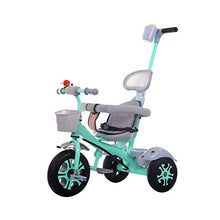 Load image into Gallery viewer, Best Pink-to-use Folding Hand Riding Toy Presents Three-Wheeled Stroller Rotary Children Tricycle from The Infant Trike 6 Months to 5 Years (Color : Green)
