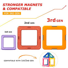 Load image into Gallery viewer, Upgraded Magnetic Blocks Tough Building Tiles STEM Toys for 3+ Year Old Boys and Girls Learning by Playing Games for Toddlers Kids Toys Compatible with Major Brands Building Blocks - STARTER SET
