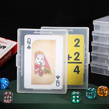 Load image into Gallery viewer, Playing Card Deck Plastic Boxes Card Holder Organizer Empty Storage Box Clear Card Case, Snaps Closed for Gaming Cards (24)
