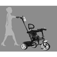 Load image into Gallery viewer, Children&#39;s Tricycle 1-6 Years Old Children&#39;s Bicycle Outdoor Toddler Trolley 3 Colors Can Be Made As Gifts Baby Bicycle Boy Girl (Color : Black)
