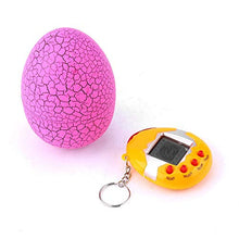 Load image into Gallery viewer, CHICIRIS Children Electronic Toys Crack Eggshell Tumbler Dinosaur Egg Virtual Digital Pet Handheld Game(Purple)
