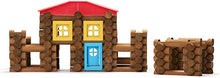 Load image into Gallery viewer, SainSmart Jr. 150 PCS Wooden Log Cabin Set Building House Toy for Toddlers, Classic Tinker Construction Kit with Colorful Wood Blocks for 3+ Years Old
