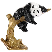 Load image into Gallery viewer, SDBRKYH Panda Model Decoration, Animal Decoration Statue Giant Panda Simulation Copper Crafts Replicas Home Desktop Office Wine Cabinet Display Collection Children&#39;s Gifts
