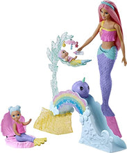 Load image into Gallery viewer, Barbie Dreamtopia Mermaid Nursery Playset with Barbie Mermaid Doll, Toddler and Baby Mermaid Dolls, Slide and Accessories, Gift for 3 to 7 Year Olds
