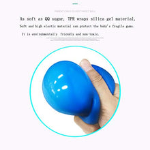 Load image into Gallery viewer, 4Pcs Ceiling Sticky Balls Decompress Stress Relief Balls Luminescent Squeeze Vent Ball Fluorescence Goo Ball Fun Toy for Kids and Adults (No Luminous , 2.6&#39;&#39;)
