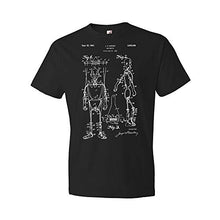 Load image into Gallery viewer, Marionette Puppet T-Shirt, Toy Collector Gift, Puppeteer Gift, Puppet T Shirt Black (Large)
