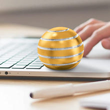 Load image into Gallery viewer, Kinetic Desk Toys, 55MM Large Kinetic Desk Spinning Toy Ball, Optical Illusion Fidget Desk Toys for Office for Adults for ADHD Stress Relief (Gold)
