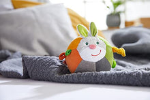 Load image into Gallery viewer, HABA Bunny Ball with Crinkle Ears, Textured Fabric and Rattling Effects
