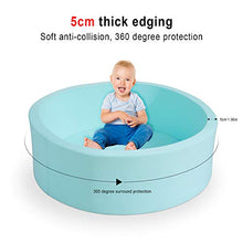 Load image into Gallery viewer, ENMOGO Foam Ball Pit for Toddlers Kids Soft Ball Pool Ideal Gift Play Toy for Children Kiddie Pools - Light Blue
