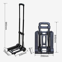 Load image into Gallery viewer, Small Easy Storage Stretch Trolley Creative Portable Folding Shopping Cart Home Pull Luggage Trolley

