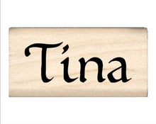 Load image into Gallery viewer, Stamps by Impression Tina Name Rubber Stamp

