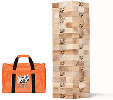 Load image into Gallery viewer, Jenga Giant JS7 (Stacks to Over 5 feet) Precision-Crafted, Premium Hardwood Game with Heavy-Duty Carry Bag (Authentic Jenga Brand Game)

