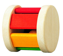 Load image into Gallery viewer, Plan Toys Wooden Baby Roller Learning Push And Pull Toy With Sound (5220) | Rainbow Color Collection
