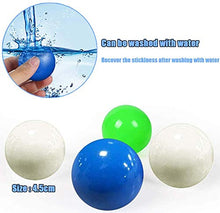 Load image into Gallery viewer, EUBUY 4 Pcs Sticky Wall Balls Decompression Toys Glowing Balls, Luminous Sticky Ball Game Fluorescent Sticky Target Ball Fun Stress Relief Balls for Kids Adults
