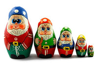 Nesting Dolls Dwarfes Figurines Set 5 pcs
