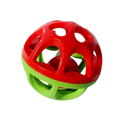 Baby Balls Textured Multi Ball Baby Hand Rattle Ball Infant Teaching Aids Puzzle Soft Ball Baby Toy Touch Ball Toy Toddlers Children 6+ Months (Color : Red, Size : One Size)