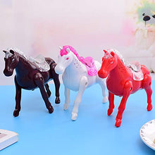 Load image into Gallery viewer, Shuohu Electrinoc Walking LED Flashing Walking Pony with Musical and Leash Kids Interactive Toy Random Color

