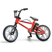 Mini Mountain Finger Bike Model Toys for RC D90 Axial Wraith TRX4 SCX10 1/8 1/10 1/12 Rc Truck Decor Accessories, Red