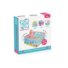 Load image into Gallery viewer, Pop N Fun Sensory Ball Pit - for Ages 6 Months + | Pops Up in Seconds - Creative and Active Play, for Imaginative Kids - Includes 25 Balls
