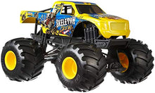 Load image into Gallery viewer, Hot Wheels Monster Trucks Skeleton Crew die-cast 1:24 Scale Vehicle with Giant Wheels for Kids Age 3 to 8 Years Old Great Gift Toy Trucks Large Scales
