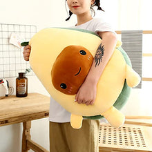 Load image into Gallery viewer, Avocado Plush Pillow, Cute Avocado Stuffed Toy Gifts Soft Food Pillow for Kids, 23.6 inch
