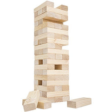 Load image into Gallery viewer, Classic Giant Wooden Blocks Tower Stacking Game, Outdoors Yard Game, for Adults, Kids, Boys and Girls by Hey! Play!
