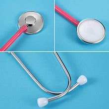 Load image into Gallery viewer, meekoo 2 Pieces Stethoscope Toy, Working Stethoscope for Cosplay, Educational Equipment, Pink and Black
