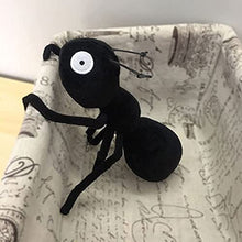 Load image into Gallery viewer, Ant Plush, Soft Stuffed Insect Animals Toy, Cute Ant Plush Doll, Soft Stuffed Animal Plush Toy, Gift for Kids, Birthday Gift (Black)
