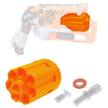 Load image into Gallery viewer, FenglinTech 7 Darts Cylinder Magazine for Nerf Zombie Strike Hammershot Blaster - (Official 5 Darts)
