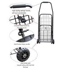 Load image into Gallery viewer, Climbing Stairs Shopping Cart Portable Folding Shopping Cart Home Shopping Cart (Color : B)
