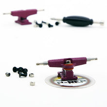 Load image into Gallery viewer, Peoples Republic P-Rep 32mm Spaced Fingerboard Trucks - Purple
