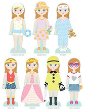 Load image into Gallery viewer, Floss &amp; Rock Magnetic Dress Up Wooden Doll (Elsie)
