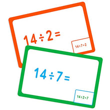 Load image into Gallery viewer, BAZIC Division Flash Cards, Numbers Elementary Math Flashcards Game at School, Problem Solving for Ages 8+ 3rd Grade 4th Grade (36/Pack), 2-Packs
