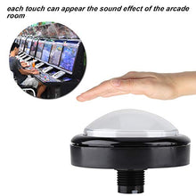 Load image into Gallery viewer, Socobeta Press Durable Acrylic Crystal Game Universal Big Round Button for Arcade Video Game(White)
