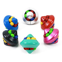 Load image into Gallery viewer, Qyhgba Metal Pinball Educational Toys, Rotating Magic Beads Fingertip Toys, Decompression Exhaust Toy Relieve Anxiety and Stress,Gift for Children and Adults (F)

