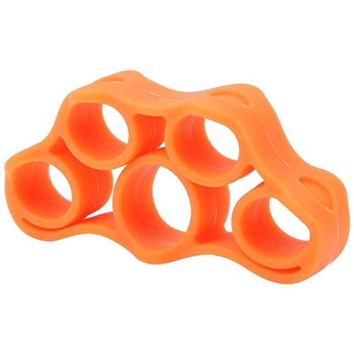 Finger Resistance Bands Training Stretch Bands Exercise Elastic Rubber Bands for Fitness Equipment Pull Ring Hand Expander Grip (Color : Orange)