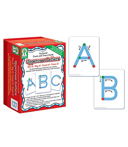 Carson-Dellosa Key Education Textured Touch and Trace: Uppercase Manipulative (846011)